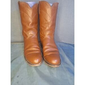 Justin L3802 Roper Western Cowboy Leather Classic Fashion Womens Boots Size 7